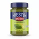 Jar of Barilla Pesto Alla Genovese with green basil sauce