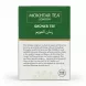 Box of Mokhtar Tea London Green Tea back packaging with product description