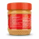 Back of Heera Smooth Peanut Butter jar showing ingredients and allergen advice