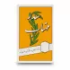 Sadr Mumtaz Incense front packaging with orange background and green leaf illustration