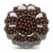 Achachi Choco Dragee chocolate nut assortment in flower-shaped clear container