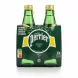 Perrier sparkling mineral water pack of four green glass bottles