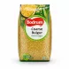 Pack of Bodrum coarse bulgur wheat showing grains inside clear packaging