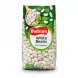 Bodrum branded package of white beans with green leafy design