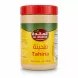 Jar of Al Maeda Tahina Sesame Paste with red lid