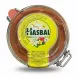 Top view of Hasbal jar lid with product label without price