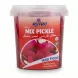 Front view of Aytac Red Mix Pickle plastic tub with product label visible