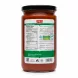 Back label of Badr Tomato Paste jar with nutritional info