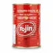 Rojin tomato paste can side label with brand and product description