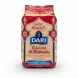 Packet of Dari brand barley couscous Al Belboula with red and gold packaging