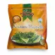 Front pack view of Anjoman Koukou mixed frozen vegetables in orange resealable bag
