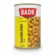 Badr brand canned lentils dish front view on a white background