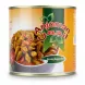 Can of Anjoman Okra Stew showing dish serving suggestion