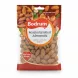 Bodrum brand roasted and salted almonds in resealable pouch front view