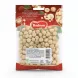 Bodrum Roasted White Hazelnuts in resealable pouch back with nutritional info