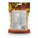 Back view of Bodrum roasted pistachios with lemon package showing ingredients and nutritional info