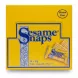 Yellow box of Sesame Snaps gluten free snack bars