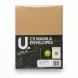 Pack of J. Send C5 Manila Envelopes in plastic wrapping showing packaging label