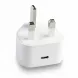 HandiTech 20W Type-C charging adapter white with UK plug