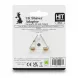 Back view of HIT HandiTech UK Shaver Adaptor packaging showing plug and product details