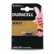 Single Duracell MN27 alkaline battery in packaging