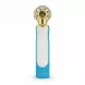 Ahbami Nusuk Air Freshener blue bottle with decorative gold cap front view