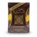 Oud Sharqia Eau de Parfum outer packaging with gold and brown design