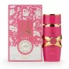Pink and gold Lattafa Yara Candy Eau de Parfum perfume bottle with matching box