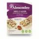 El Almendro almond bars box front with white chocolate and redberries