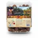 Back of Ajyash Farms Halawi Dates pack showing farm imagery and product details