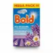 Front of Bold Laundry Detergent Mega Pack displaying lavender and camomile flowers