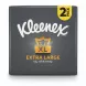 Kleenex Extra Large tissue 2 pack front packaging