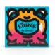 Kleenex x Mr Doodle limited-edition tissue box front view with vibrant doodle design