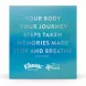 Back of Kleenex box with motivational text and Mind charity support logo