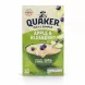 Box of Quaker Apple & Blueberry flavoured instant oats with bowl of porridge