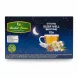 Close-up of Herbal Choice Strong Sleep Well Bedtime Tea packaging showing product name and details