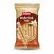 Package of Gima Sultanum vanilla cream wafer rolls showing the snack and packaging design