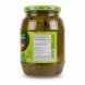 Nutritional facts label on jar of grape leaves