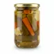 Jar of Sedi Hisham Mixed Pickles showing vegetables inside