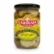 Jar of Gardenia pickled mixed vegetables with black lid showing front label