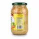 Back view of Edmal sauerkraut jar with nutritional info and barcode