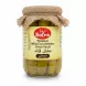 Jar of Sofra Pickled Wild Cucumbers in glass with jute cover