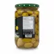 Back view of Durra olives jar showing nutrition facts and barcode