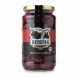 Glass jar of Ideal Brand Greek Kalamata Olives, pitted, in brine