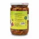 Back label with ingredients and allergen advice on Lebano Eggplant Makdous jar
