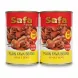 Twin tins of Safa Foods plain whole fava beans front label with twin offer price