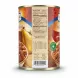 Back view of Americana Plain Fava Beans can with nutrition facts and barcode