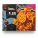 Box of Royal Jalebi Indian sweets with golden spiral-shaped pieces