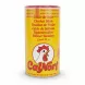 CalNort yellow container of chicken stock powder with red lid and chicken logo