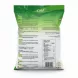 Cold Alex frozen taro roots with green mixture packaging back with ingredients and nutrition facts